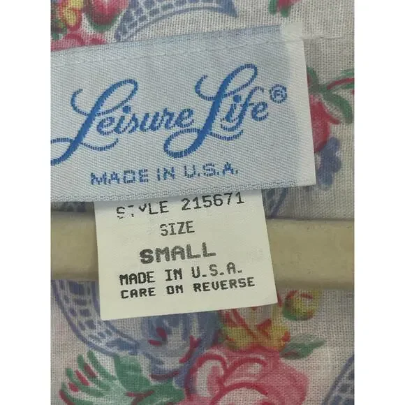 Leisure Life Women Multicolor Floral Maxi Dress Gown Size Small - Picture 3 of 5